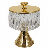 Silu Metal Footed Acrylic Elegant Candy Jar with Gold Lid Decorative Serving and Storage Container 17 × 12 cm - Al Kabayel Discount CentreSilu Metal Footed Acrylic Elegant Candy Jar with Gold Lid Decorative Serving and Storage Container 17 × 12 cmJars & Food SaversSILUAl Kabayel Discount Centre