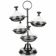 SILU Modern 4 - Tier Black Candy Serving Stand – Stylish Multi - Layer Dessert Display 30 cm - Al Kabayel Discount CentreSILU Modern 4 - Tier Black Candy Serving Stand – Stylish Multi - Layer Dessert Display 30 cmServing TraysSILUAl Kabayel Discount Centre