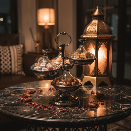 SILU Modern 4 - Tier Black Candy Serving Stand – Stylish Multi - Layer Dessert Display 30 cm - Al Kabayel Discount CentreSILU Modern 4 - Tier Black Candy Serving Stand – Stylish Multi - Layer Dessert Display 30 cmServing TraysSILUAl Kabayel Discount Centre