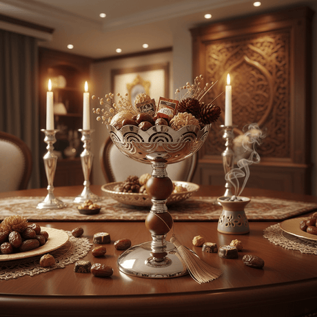 Silver & Brown Metal Footed Candy Bowl - 22×15cm - Al Kabayel Discount CentreSilver & Brown Metal Footed Candy Bowl - 22×15cmBowlsAKDCAl Kabayel Discount Centre