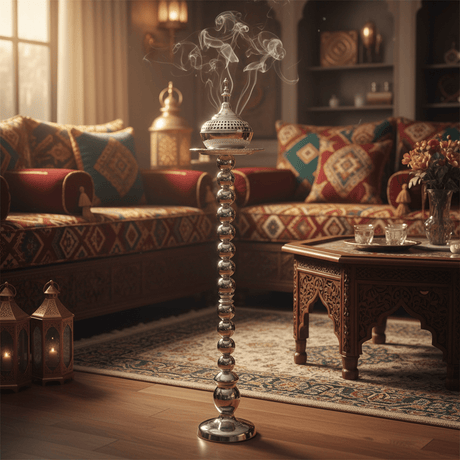 Silver Elegance Incense Burner — Tall Floor Stand, 80cm - Al Kabayel Discount CentreSilver Elegance Incense Burner — Tall Floor Stand, 80cmIncense BurnerAKDCAl Kabayel Discount Centre