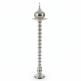 Silver Elegance Incense Burner — Tall Floor Stand, 80cm - Al Kabayel Discount CentreSilver Elegance Incense Burner — Tall Floor Stand, 80cmIncense BurnerAKDCAl Kabayel Discount Centre