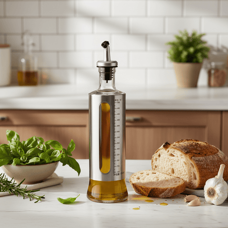 Silver Glass Cruet Bottle with Measurement Scale — 500ml - Al Kabayel Discount CentreSilver Glass Cruet Bottle with Measurement Scale — 500mlKitchen Utensils & GadgetsAKDCAl Kabayel Discount Centre