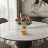 Silver & Gold Stainless Steel Footed Candy Bowl — 25×23 cm - Al Kabayel Discount CentreSilver & Gold Stainless Steel Footed Candy Bowl — 25×23 cmBowlsAKDCAl Kabayel Discount Centre