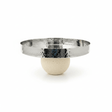 Silver Hammered Metal Candy Tray with Cream Chalk Base - 28 cm × 13 cm - Al Kabayel Discount CentreSilver Hammered Metal Candy Tray with Cream Chalk Base - 28 cm × 13 cmServing TraysAKDCAl Kabayel Discount Centre