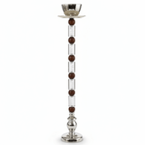 Silver Metal & Acrylic Elegant Incense Burner — 80cm | Luxury Arabic Mabkhara - Al Kabayel Discount CentreSilver Metal & Acrylic Elegant Incense Burner — 80cm | Luxury Arabic MabkharaIncense BurnerAKDCAl Kabayel Discount Centre