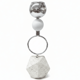 Silver metal candle holder with elegant chalk base 22cm - Al Kabayel Discount CentreSilver metal candle holder with elegant chalk base 22cmHome Décor AccentsAKDCAl Kabayel Discount Centre
