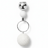 Silver Metal Candle Holder with Round Chalk Base – 20cm - Al Kabayel Discount CentreSilver Metal Candle Holder with Round Chalk Base – 20cmHome Décor AccentsAKDCAl Kabayel Discount Centre