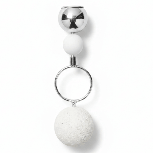 Silver Metal Candle Holder with Round Chalk Base – 20cm - Al Kabayel Discount CentreSilver Metal Candle Holder with Round Chalk Base – 20cmHome Décor AccentsAKDCAl Kabayel Discount Centre