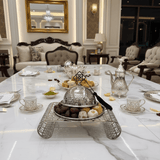 Silver Metal Candy Bowl with Filigree Base & Dome Lid — 20×13 cm - Al Kabayel Discount CentreSilver Metal Candy Bowl with Filigree Base & Dome Lid — 20×13 cmBowlsAKDCAl Kabayel Discount Centre