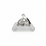 Silver Metal Candy Plate with Dome Lid & Ornate Base - 25×20cm - Al Kabayel Discount CentreSilver Metal Candy Plate with Dome Lid & Ornate Base - 25×20cmServing TraysAKDCAl Kabayel Discount Centre