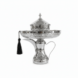 Silver Metal Candy Tray with Dallah Base - 30×23 cm - Al Kabayel Discount CentreSilver Metal Candy Tray with Dallah Base - 30×23 cmServing TraysAKDCAl Kabayel Discount Centre