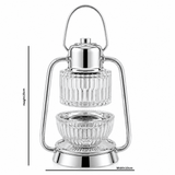 Silver Metal & Crystal Glass Lantern Style Incense Burner – 25×10 cm - Al Kabayel Discount CentreSilver Metal & Crystal Glass Lantern Style Incense Burner – 25×10 cmIncense BurnersAKDCAl Kabayel Discount Centre