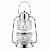 Silver Metal & Crystal Glass Lantern Style Incense Burner – 25×10 cm - Al Kabayel Discount CentreSilver Metal & Crystal Glass Lantern Style Incense Burner – 25×10 cmIncense BurnersAKDCAl Kabayel Discount Centre