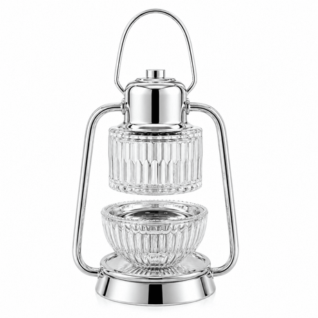 Silver Metal & Crystal Glass Lantern Style Incense Burner – 25×10 cm - Al Kabayel Discount CentreSilver Metal & Crystal Glass Lantern Style Incense Burner – 25×10 cmIncense BurnersAKDCAl Kabayel Discount Centre