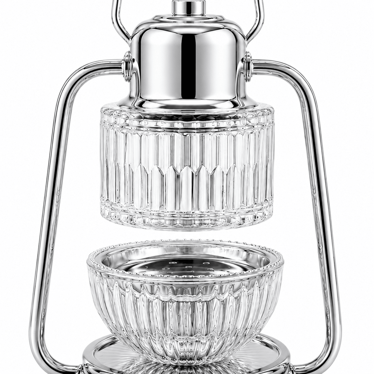 Silver Metal & Crystal Glass Lantern Style Incense Burner – 25×10 cm - Al Kabayel Discount CentreSilver Metal & Crystal Glass Lantern Style Incense Burner – 25×10 cmIncense BurnersAKDCAl Kabayel Discount Centre