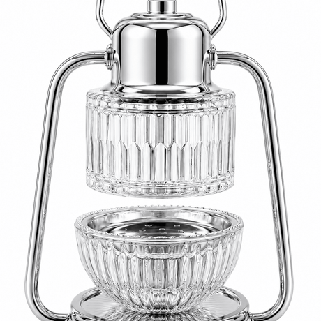 Silver Metal & Crystal Glass Lantern Style Incense Burner – 25×10 cm - Al Kabayel Discount CentreSilver Metal & Crystal Glass Lantern Style Incense Burner – 25×10 cmIncense BurnersAKDCAl Kabayel Discount Centre