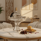 Silver Metal Dallah Candy Tray with Lattice Lid - 25 × 23 cm - Al Kabayel Discount CentreSilver Metal Dallah Candy Tray with Lattice Lid - 25 × 23 cmServing TraysAKDCAl Kabayel Discount Centre