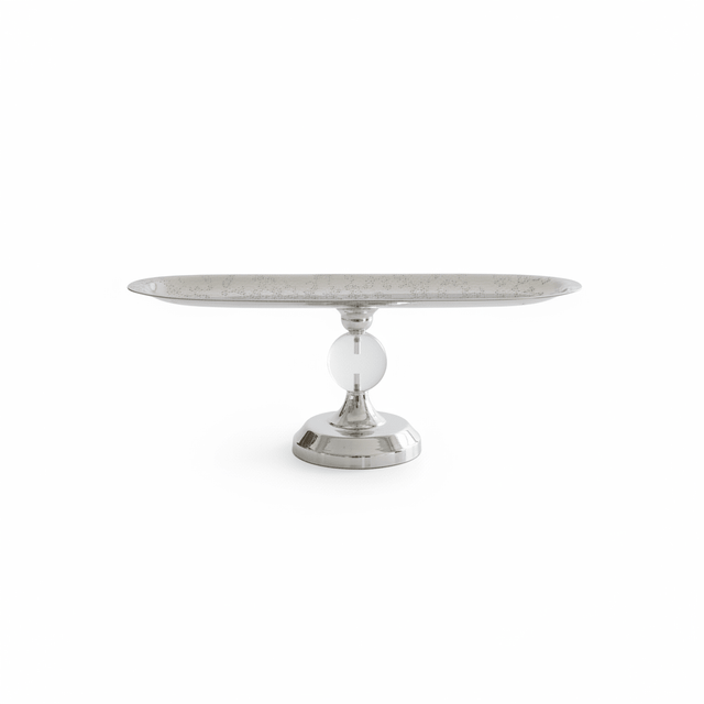Silver Metal Footed Candy Tray – 30cm - Al Kabayel Discount CentreSilver Metal Footed Candy Tray – 30cmServing TraysAKDCAl Kabayel Discount Centre