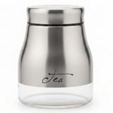 Silver Stainless Steel & Glass Storage Canister — 750ml - Al Kabayel Discount CentreSilver Stainless Steel & Glass Storage Canister — 750mlJars & Food SaversAKDCAl Kabayel Discount Centre
