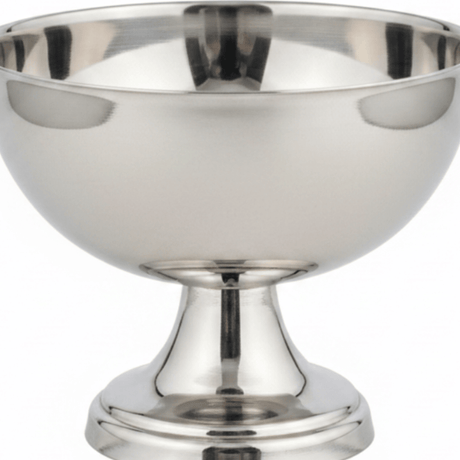 Silver Stainless Steel Ice Cream Bowl with Pedestal Base - 8×9 cm - Al Kabayel Discount CentreSilver Stainless Steel Ice Cream Bowl with Pedestal Base - 8×9 cmBowlsAKDCAl Kabayel Discount Centre