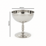 Silver Stainless Steel Ice Cream Bowl with Stem - 10×10 cm - Al Kabayel Discount CentreSilver Stainless Steel Ice Cream Bowl with Stem - 10×10 cmBowlsAKDCAl Kabayel Discount Centre
