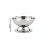 Silver Stainless Steel Ice Cream Cup with Pedestal Base – 10×5 cm - Al Kabayel Discount CentreSilver Stainless Steel Ice Cream Cup with Pedestal Base – 10×5 cmBowlsAKDCAl Kabayel Discount Centre