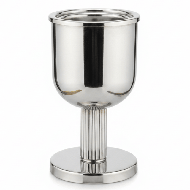 Silver Stainless Steel Incense Burner – Decorative Home Fragrance Holder (18×10 cm) - Al Kabayel Discount CentreSilver Stainless Steel Incense Burner – Decorative Home Fragrance Holder (18×10 cm)Incense BurnerAKDCAl Kabayel Discount Centre