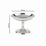 Silver Stainless Steel Pudding Cup with Pedestal Stand - 10×8 cm - Al Kabayel Discount CentreSilver Stainless Steel Pudding Cup with Pedestal Stand - 10×8 cmBowlsAKDCAl Kabayel Discount Centre