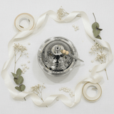 Silver Stainless Steel Tajine with Palm Tree Design — 19cm - Al Kabayel Discount CentreSilver Stainless Steel Tajine with Palm Tree Design — 19cmServing TraysAKDCAl Kabayel Discount Centre