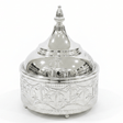 Silver Stainless Steel Tajine with Palm Tree Design — 19cm - Al Kabayel Discount CentreSilver Stainless Steel Tajine with Palm Tree Design — 19cmServing TraysAKDCAl Kabayel Discount Centre