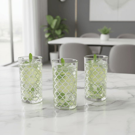 SilverGlow Modern Acrylic Beverage Tumbler with Metallic Silver Pattern Design – 13 cm - Al Kabayel Discount CentreSilverGlow Modern Acrylic Beverage Tumbler with Metallic Silver Pattern Design – 13 cmTumblersAKDCAl Kabayel Discount Centre