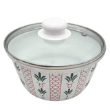 Simba Enamel Bowl With Glass Lid Mixing Bowl and Storage Pot for Kitchen Supply - 18CM - Al Kabayel Discount CentreSimba Enamel Bowl With Glass Lid Mixing Bowl and Storage Pot for Kitchen Supply - 18CMBowlsSIMBAAl Kabayel Discount Centre