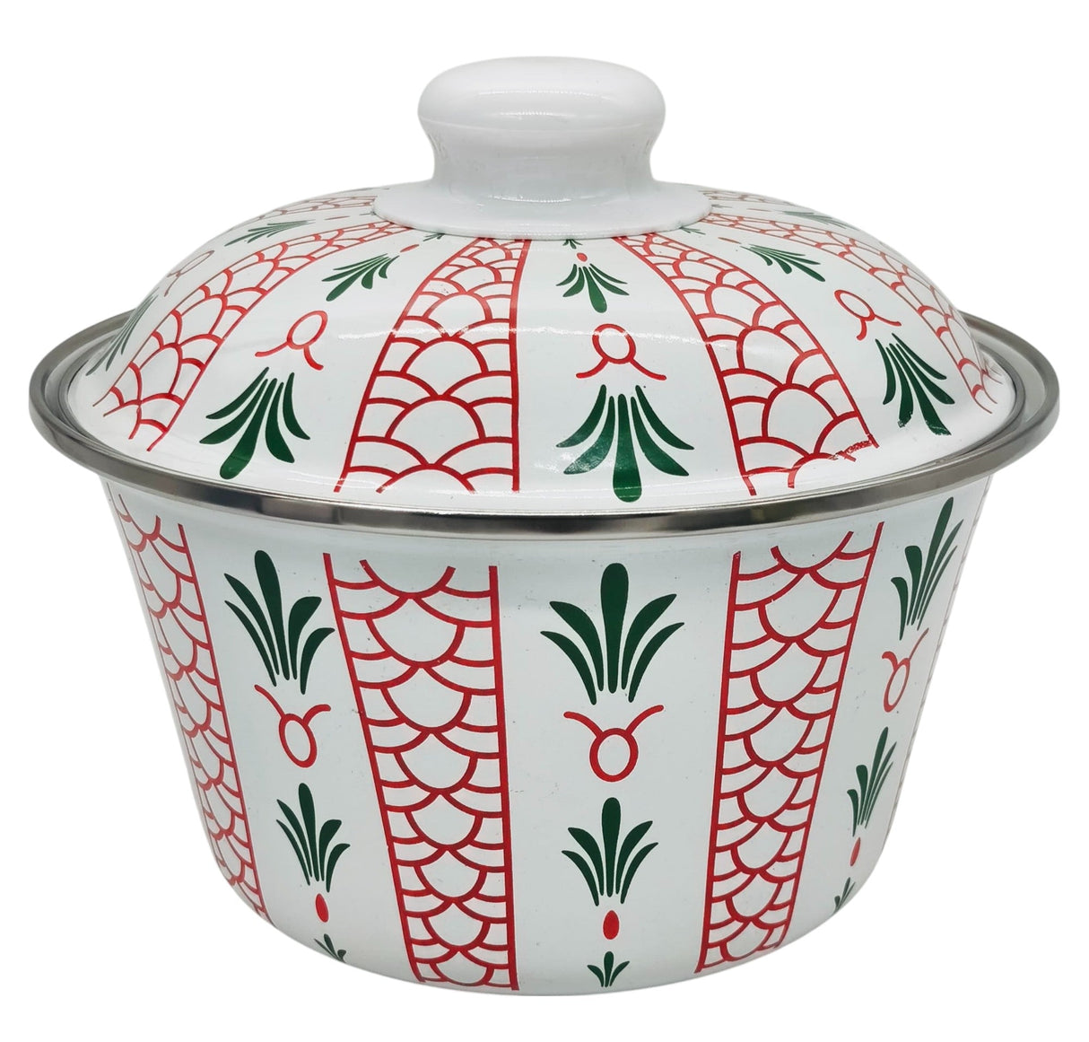 SIMBA Enamel Date Bowl with Lid 14cm, Multicolour - Al Kabayel Discount CentreSIMBA Enamel Date Bowl with Lid 14cm, MulticolourBowlsSIMBAAl Kabayel Discount Centre