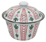 SIMBA Enamel Date Bowl with Lid 20cm, Multicolour - Al Kabayel Discount CentreSIMBA Enamel Date Bowl with Lid 20cm, MulticolourBowlsSIMBAAl Kabayel Discount Centre