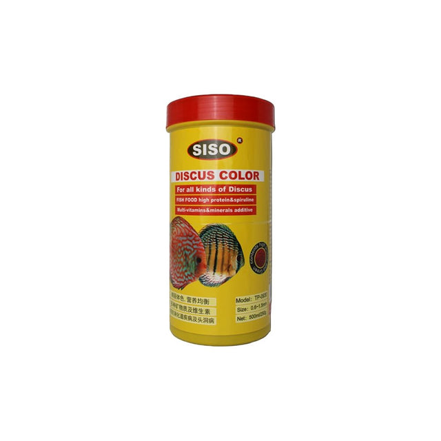 SISO Discus Fish Food Bits – Advanced Color Enhancing Formula for Bright & Vibrant Aquarium Fish, Premium Quality Nutritional Feed for Daily Care - Al Kabayel Discount CentreSISO Discus Fish Food Bits – Advanced Color Enhancing Formula for Bright & Vibrant Aquarium Fish, Premium Quality Nutritional Feed for Daily CarePet SuppliesSISOAl Kabayel Discount Centre