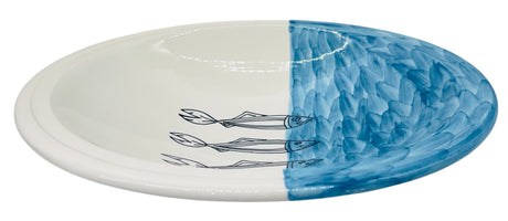 Slama Ceramic Fruit Bowl 38cm*7.6cm, Sardine Blue - Al Kabayel Discount CentreSlama Ceramic Fruit Bowl 38cm*7.6cm, Sardine BlueBowlsSLAMAAl Kabayel Discount Centre