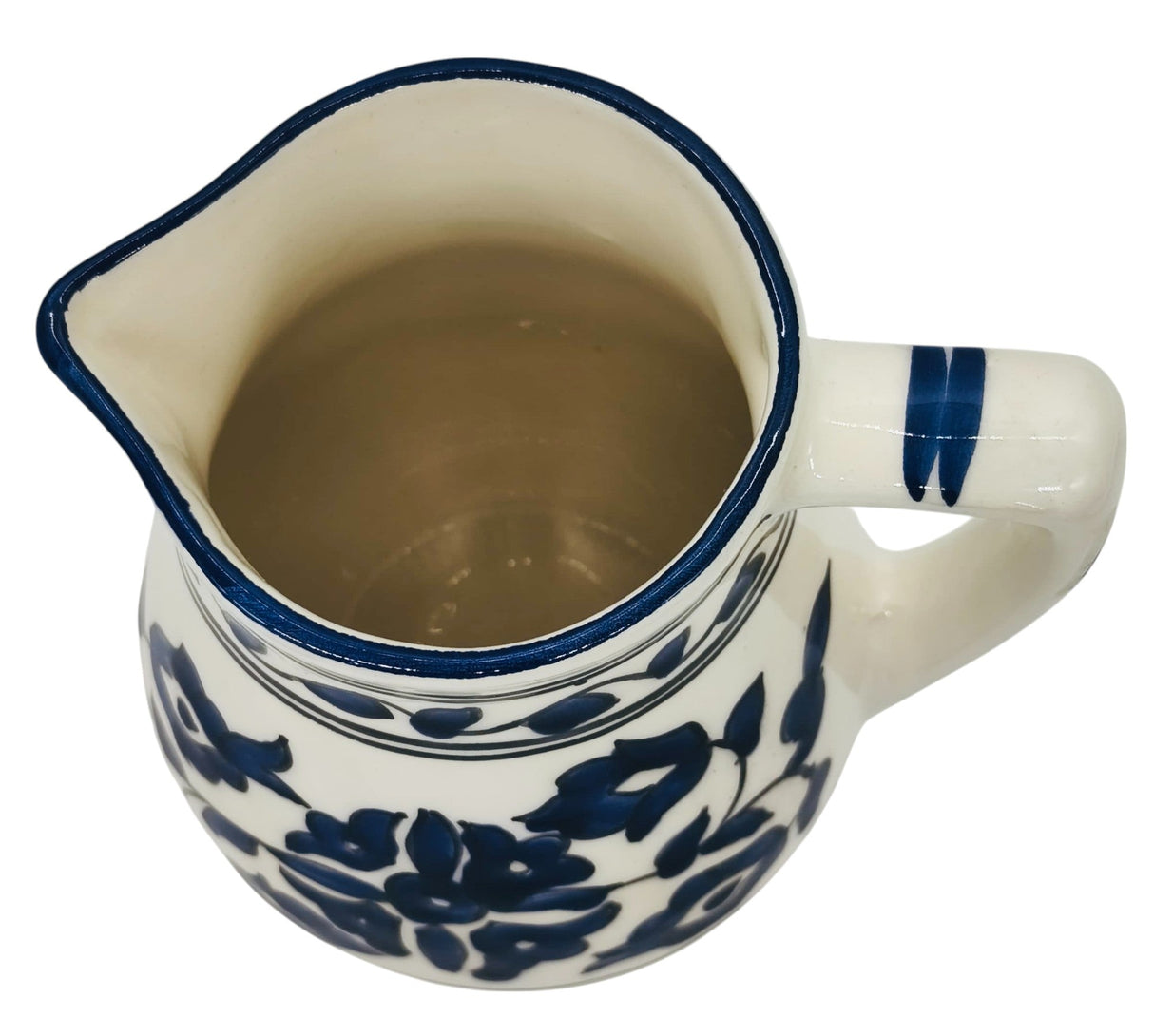 SLAMA Ceramic Jug 17cm*10cm, Floral Blue - Al Kabayel Discount CentreSLAMA Ceramic Jug 17cm*10cm, Floral BlueJugsSLAMAAl Kabayel Discount Centre