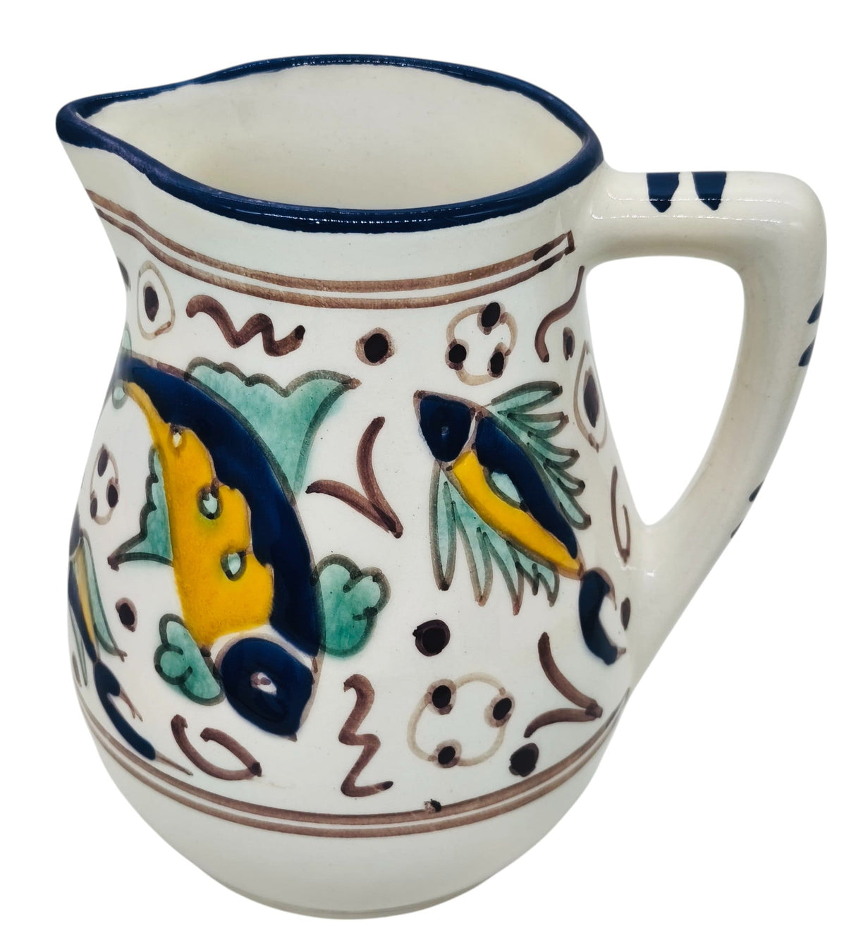 SLAMA Ceramic Jug 17cm*10cm, Multicolour Fish Design - Al Kabayel Discount CentreSLAMA Ceramic Jug 17cm*10cm, Multicolour Fish DesignJugsSLAMAAl Kabayel Discount Centre