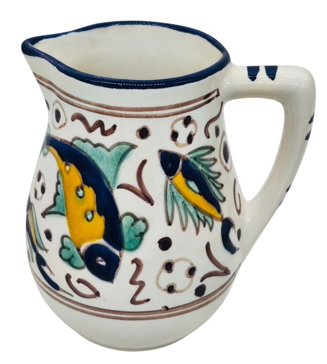 SLAMA Ceramic Jug 17cm*10cm, Multicolour Fish Design - Al Kabayel Discount CentreSLAMA Ceramic Jug 17cm*10cm, Multicolour Fish DesignJugsSLAMAAl Kabayel Discount Centre