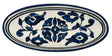 SLAMA Oval Ceramic Plate 20cm, Floral Blue - Al Kabayel Discount CentreSLAMA Oval Ceramic Plate 20cm, Floral BluePlatesSLAMAAl Kabayel Discount Centre