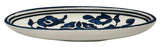 SLAMA Oval Ceramic Plate 20cm, Floral Blue - Al Kabayel Discount CentreSLAMA Oval Ceramic Plate 20cm, Floral BluePlatesSLAMAAl Kabayel Discount Centre
