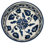 SLAMA Round Ceramic Bowl 19cm, Floral Blue - Al Kabayel Discount CentreSLAMA Round Ceramic Bowl 19cm, Floral BlueBowlsSLAMAAl Kabayel Discount Centre