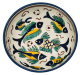 SLAMA Round Ceramic Bowl 19cm, Multicolour Fish Design - Al Kabayel Discount CentreSLAMA Round Ceramic Bowl 19cm, Multicolour Fish DesignBowlsSLAMAAl Kabayel Discount Centre