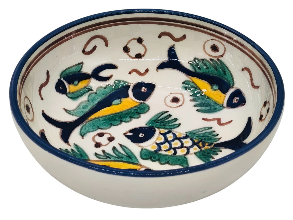 SLAMA Round Ceramic Bowl 19cm, Multicolour Fish Design - Al Kabayel Discount CentreSLAMA Round Ceramic Bowl 19cm, Multicolour Fish DesignBowlsSLAMAAl Kabayel Discount Centre
