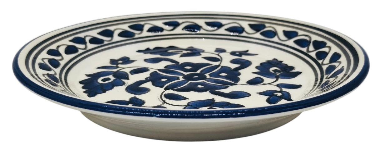 SLAMA Round Ceramic Plate 20cm, Floral Blue - Al Kabayel Discount CentreSLAMA Round Ceramic Plate 20cm, Floral BluePlatesSLAMAAl Kabayel Discount Centre