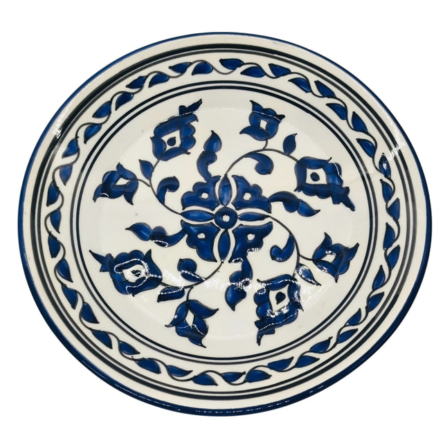 SLAMA Round Ceramic Plate 24cm, Floral Blue - Al Kabayel Discount CentreSLAMA Round Ceramic Plate 24cm, Floral BluePlatesSLAMAAl Kabayel Discount Centre