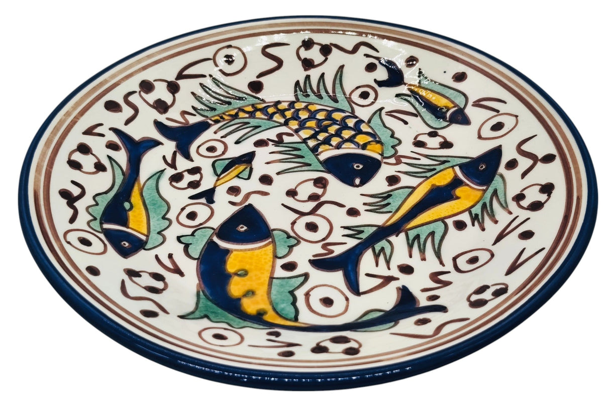 SLAMA Round Ceramic Plate 24cm, Multicolour Fish Design - Al Kabayel Discount CentreSLAMA Round Ceramic Plate 24cm, Multicolour Fish DesignPlatesSLAMAAl Kabayel Discount Centre