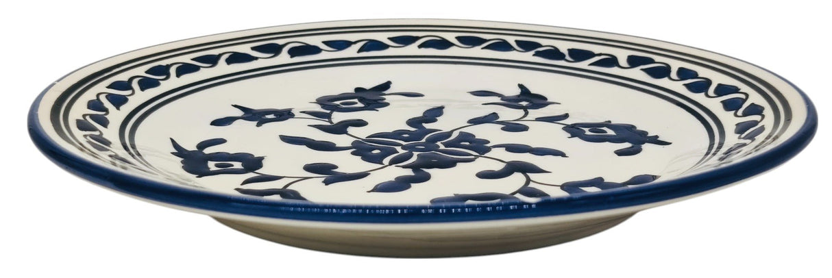 SLAMA Round Ceramic Plate 28cm, Floral Blue - Al Kabayel Discount CentreSLAMA Round Ceramic Plate 28cm, Floral BluePlatesSLAMAAl Kabayel Discount Centre