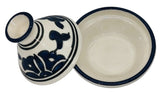 SLAMA Round Ceramic Tajine 8cm, Floral Blue - Al Kabayel Discount CentreSLAMA Round Ceramic Tajine 8cm, Floral BlueCookwareSLAMAAl Kabayel Discount Centre